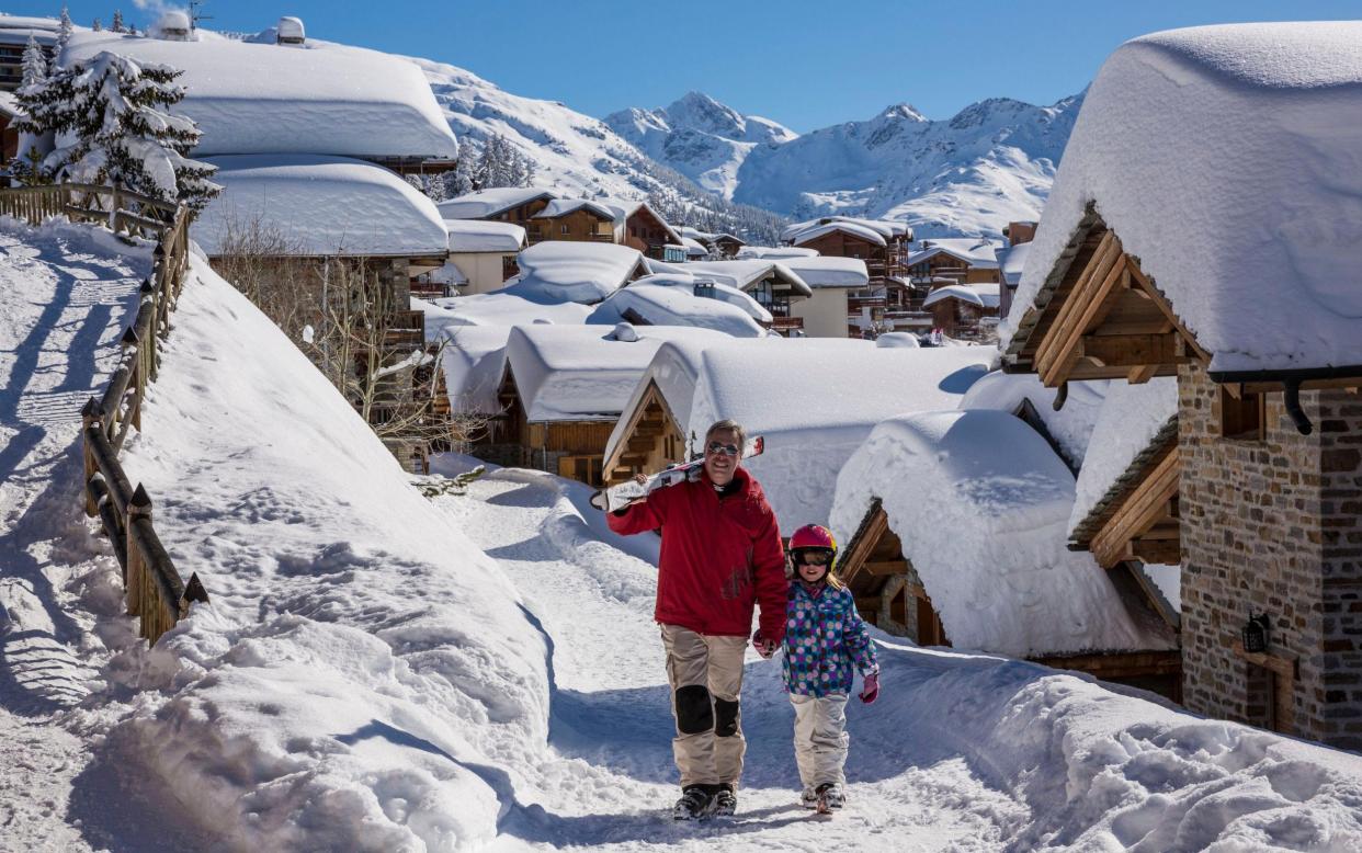 La Rosiere ski resort France