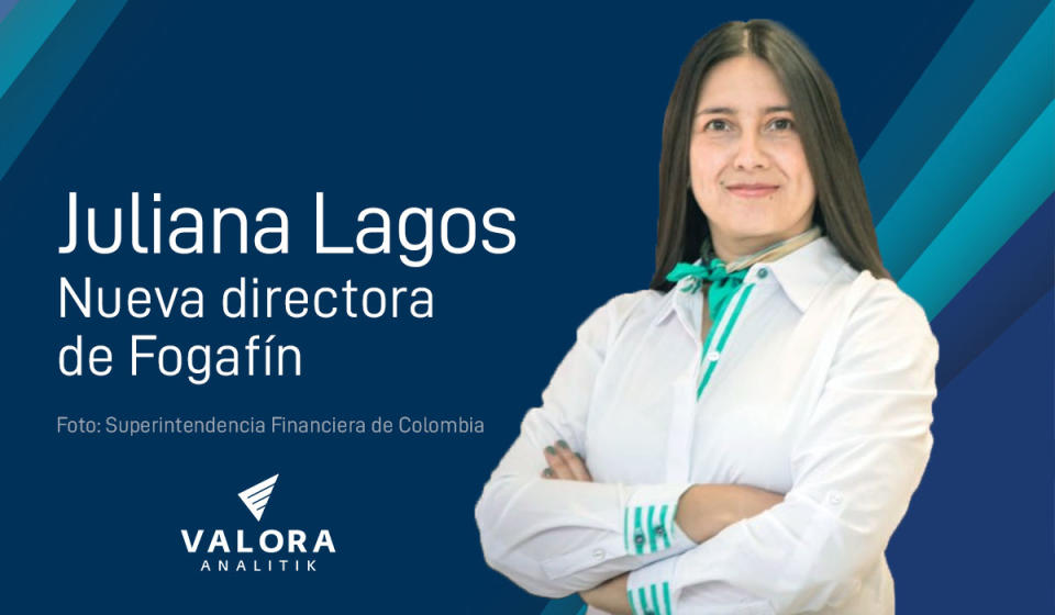 Juliana Lagos Camargo, nueva directora de Fogafín en Colombia. Imagen: Superfinanciera