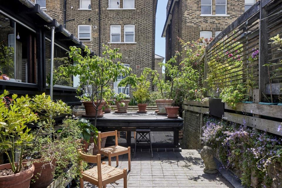 The terraces and rooftops became gardens (The Modern House)