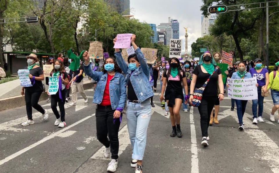 #28S: Marchan en México en exigencia de la despenalización del aborto en todo el país