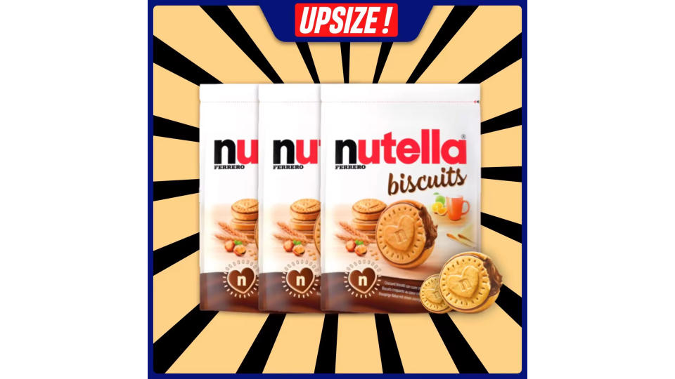 [Exp Aug 2023] Nutella Biscuits 304g - Halal. (Photo: Lazada SG)