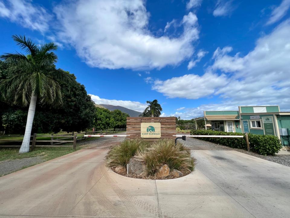 camp owalawu property entrance