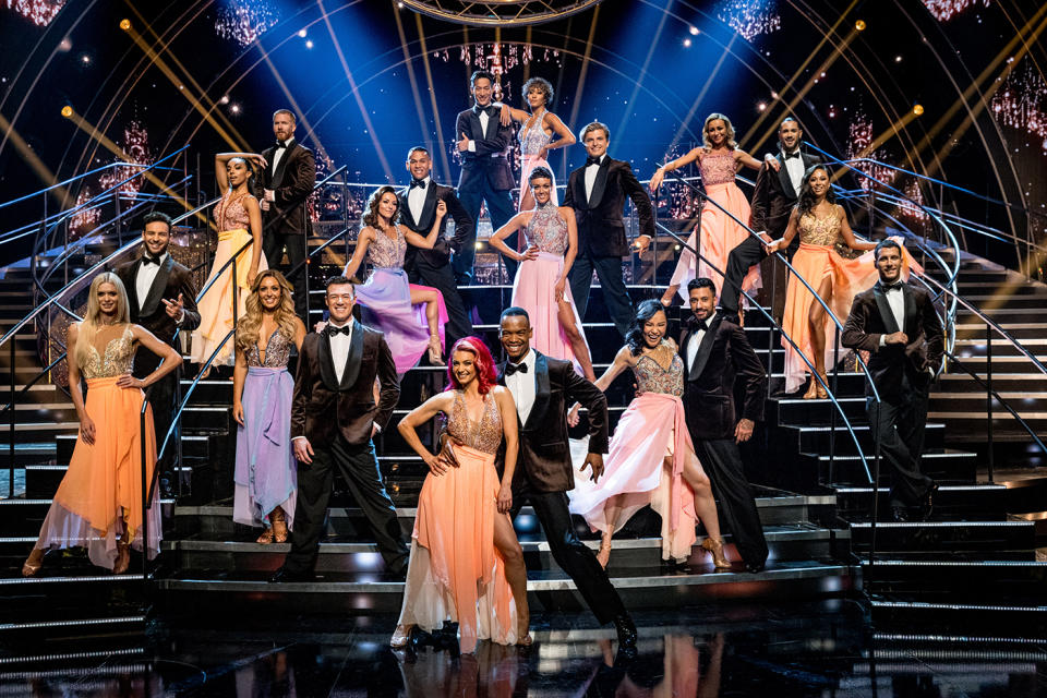 The Strictly 2022 pro cast. (BBC)