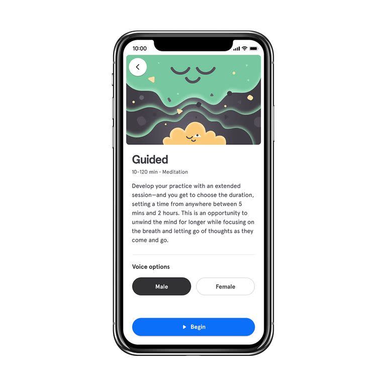 <p><em>$13 monthly with a 7-day free trial or $70 annually with a 2-week trial</em></p><p><a class="link " href="https://www.headspace.com/subscriptions" rel="nofollow noopener" target="_blank" data-ylk="slk:DOWNLOAD NOW;elm:context_link;itc:0;sec:content-canvas">DOWNLOAD NOW</a></p><p>Although the Headspace meditation app is pretty much a household name at this point, you may still feel a little skeptical of how something so seemingly ethereal can have such a profound impact.</p><p>If meditating on your own or with a timer hasn't felt effective, opting for a guided practice like what Headspace offers can be a great jumping-off point. It can help you become aware of the thought spirals while also fine-tuning your focus and even <a href="https://www.sciencedaily.com/releases/2020/07/200715135734.htm" rel="nofollow noopener" target="_blank" data-ylk="slk:lowering your cardiovascular risk;elm:context_link;itc:0;sec:content-canvas" class="link ">lowering your cardiovascular risk</a>.</p><p>The app is free to download and starts all users off with 10 trial meditations. Once those trial meditations have been completed, subscribers can sign up for a monthly or yearly package, and gain access to hundreds of guided meditations, and even <a href="https://www.headspace.com/sleep-by-headspace" rel="nofollow noopener" target="_blank" data-ylk="slk:a dedicated sleep-specific vertical;elm:context_link;itc:0;sec:content-canvas" class="link ">a dedicated sleep-specific vertical</a> meant to help those who struggle with insomnia. </p>