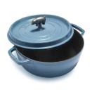 <p><strong>Staub</strong></p><p>williams-sonoma.com</p><p><strong>$249.95</strong></p><p><a href="https://go.redirectingat.com?id=74968X1596630&url=https%3A%2F%2Fwww.williams-sonoma.com%2Fproducts%2Fstaub-round-wide-cocotte&sref=https%3A%2F%2Fwww.bestproducts.com%2Feats%2Fgadgets-cookware%2Fg35194623%2Fbest-dutch-oven%2F" rel="nofollow noopener" target="_blank" data-ylk="slk:Shop Now;elm:context_link;itc:0;sec:content-canvas" class="link ">Shop Now</a></p><p>Chef-beloved brand Staub’s glossy, heavy-duty 6-quart Enameled Cast Iron Dutch Oven is truly a work of art. A unique multicoat enameling creates a highly-pigmented, vibrant “majolique” finish that makes this piece of cookware stand out from the pack. This finish is not just for looks, though, as it’s resistant to rust, chipping and cracking. The coating also requires no additional seasoning like some other cast-iron cookware.</p><p>Although this Dutch oven comes with a fairly hefty price tag, reviewers unanimously attest to its quality and longevity. This is the staple cookware piece (and a worthwhile investment) that our parenting editor, <a href="https://www.bestproducts.com/author/227204/cat-bowen/" rel="nofollow noopener" target="_blank" data-ylk="slk:Cat Bowen;elm:context_link;itc:0;sec:content-canvas" class="link ">Cat Bowen</a>, swears by.</p>