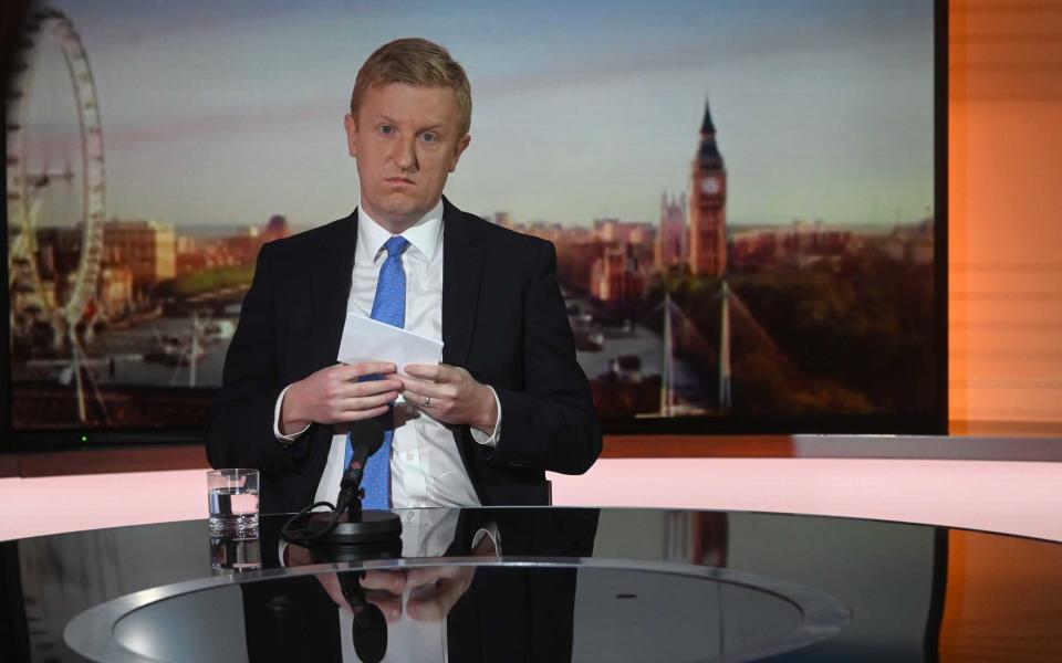 Oliver Dowden, Chairman of the Conservative Party, appearing on the BBC's Sunday Morning programme