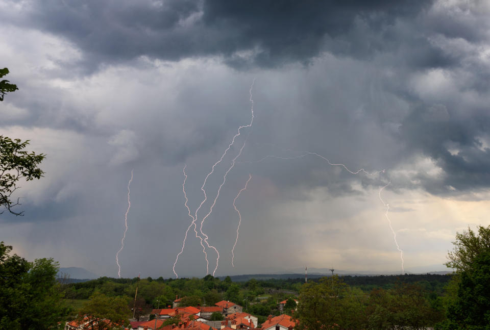 Daredevil lightning photographer