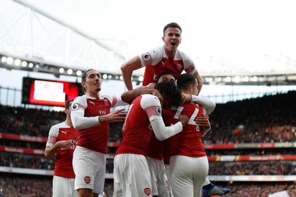 Arsenal man Matteo Guendouzi celebrates in car with jubilant fans after north London derby victory