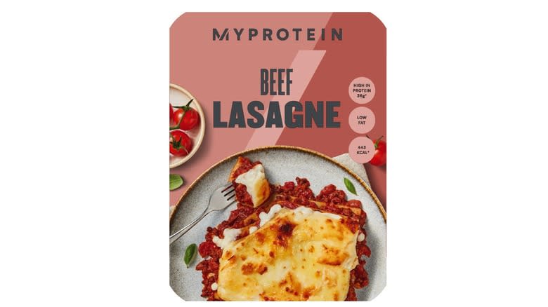 MyProtein frozen beef lasagne