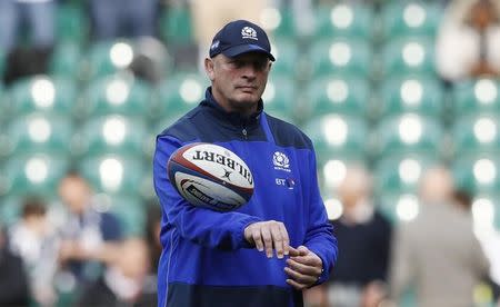 Britain Rugby Union - England v Scotland - Six Nations Championship - Twickenham Stadium, London - 11/3/17 Scotland head coach Vern Cotter before the match Reuters / Stefan Wermuth