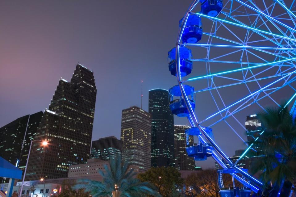 Ferris Wheel at Six Flags Fiesta Texas via Getty Images