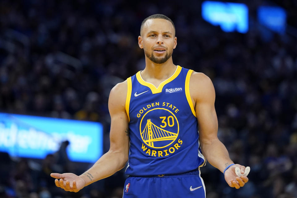  Stephen Curry  (AP Photo/Jeff Chiu)