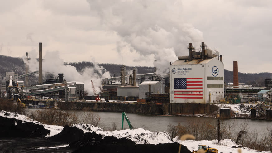  U.S. Steel plant in Clairton, Pennsylvania. 