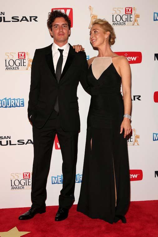 Asher Keddie and Vincent Fantauzzo