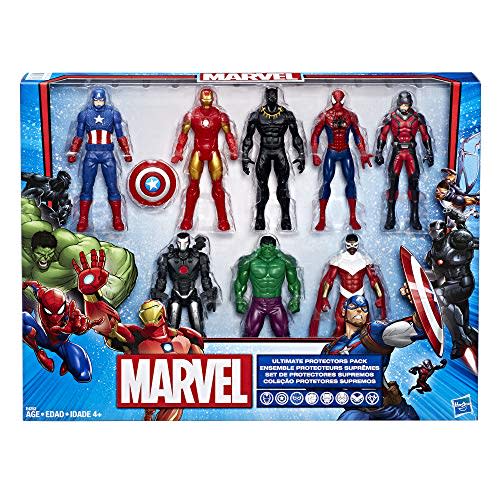 Marvel Avengers Action Figures - Iron Man, Hulk, Black Panther, Captain America, Spider Man, Ant Man, War Machine & Falcon! (8 Action Figures) (Amazon / Amazon)