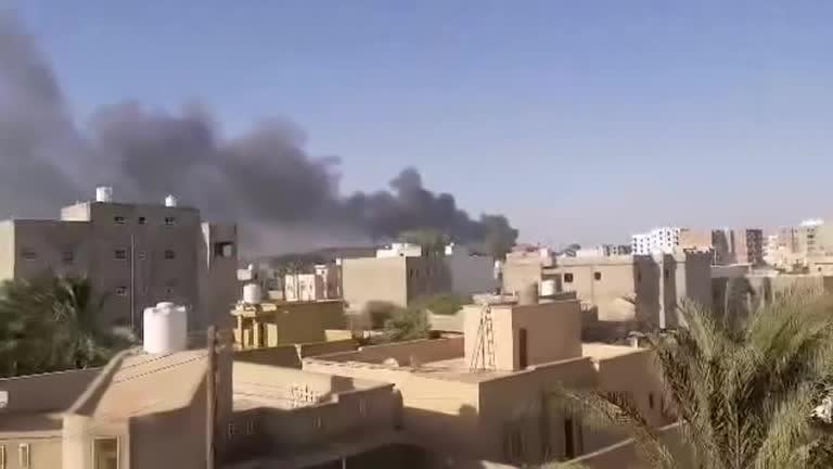 Dark smoke was seen hanging over parts of the Libyan capital on Tuesday, Aug. 15, and the sound of heavy weapons rattled through the streets, a Reuters journalist in Tripoli said, after overnight clashes. / Credit: Reuters