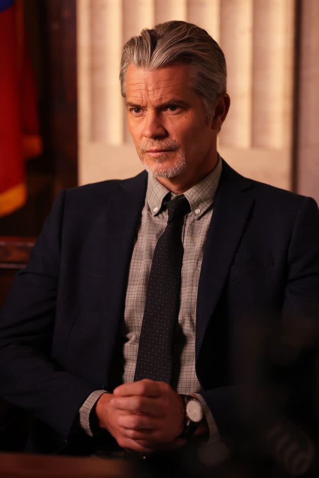 Olyphant reprises his role as Raylan Givens in “Justified: City Primeval.”