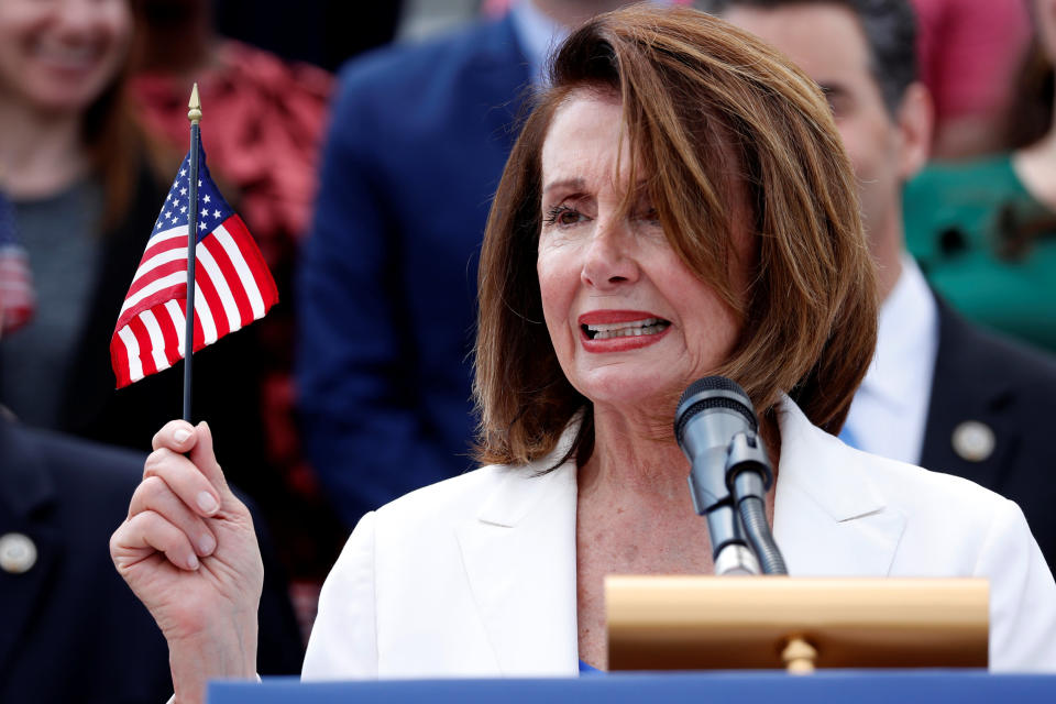 Nancy Pelosi, líder de la minoría demócrata en la Cámara de Representantes. (Reuters)