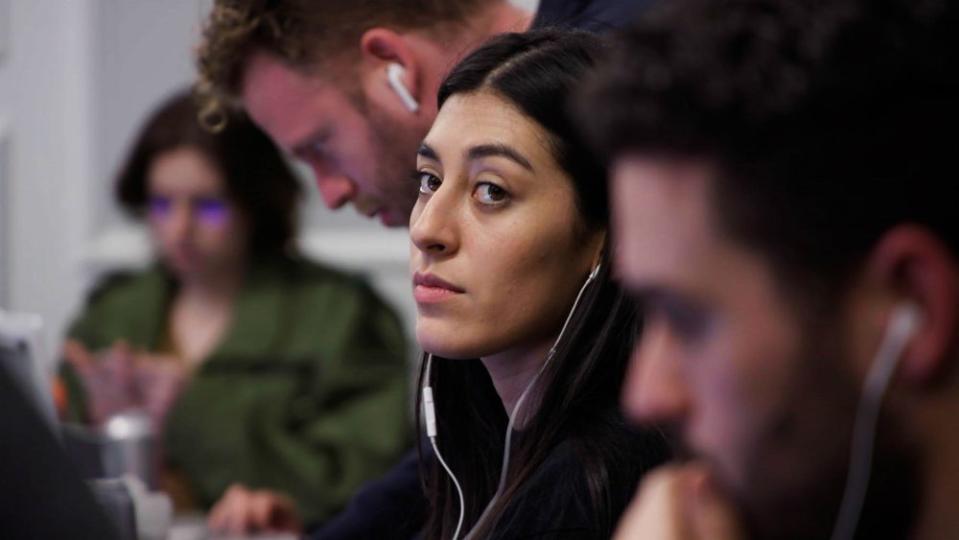 Alexandra Rojas, executive director of Justice Democrats, in To the End - Credit: Courtesy of Sundance Institute