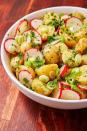 <p>A classic potato salad generally consists of lashings of mayonnaise, but if you're looking to eliminate that mayonnaise for a <a href="https://www.delish.com/uk/healthy-recipes/" rel="nofollow noopener" target="_blank" data-ylk="slk:healthier;elm:context_link;itc:0;sec:content-canvas" class="link ">healthier</a> version, or in need of a <a href="https://www.delish.com/uk/vegan-recipes/" rel="nofollow noopener" target="_blank" data-ylk="slk:vegan;elm:context_link;itc:0;sec:content-canvas" class="link ">vegan</a> potato salad, then this recipe is for you. </p><p>Get the <a href="https://www.delish.com/uk/cooking/recipes/a30438329/potato-salad/" rel="nofollow noopener" target="_blank" data-ylk="slk:Healthy Potato Salad;elm:context_link;itc:0;sec:content-canvas" class="link ">Healthy Potato Salad</a> recipe.</p>