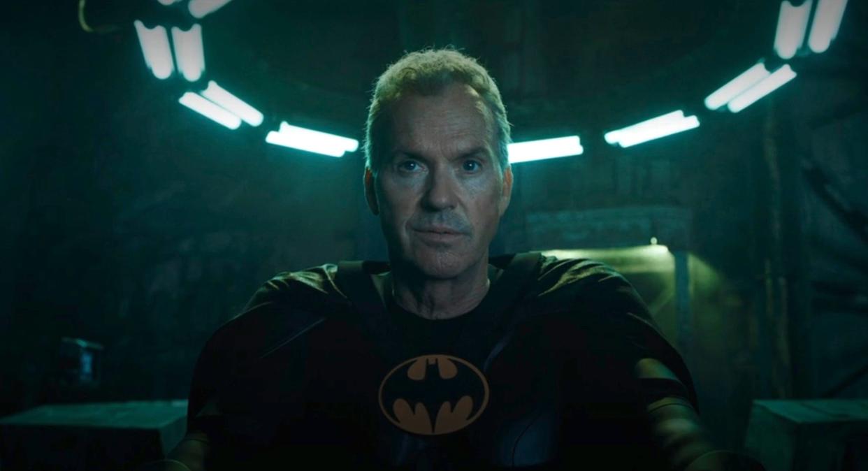 Michael Keaton as Batman in "The Flash."