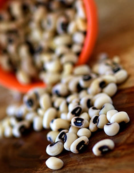 Your health will prosper with black-eyed peas on New Year's Day.