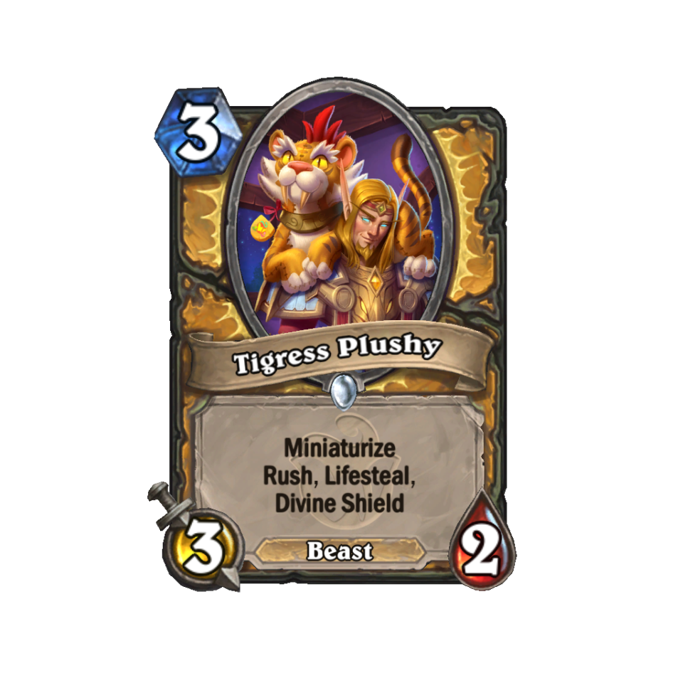 Reveal cards from Hearthstone's Whizzbang's Workshop expansion