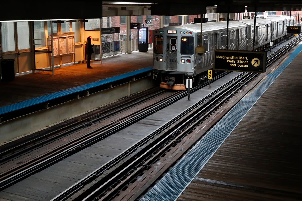 CTA Trains-Violent Crime (Copyright 2020 The Associated Press. All rights reserved)