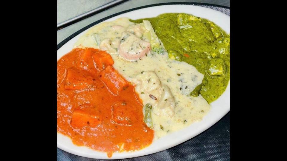 Tiranga is one of the “veg” entrees at Indian Delight in Ocean Springs. Provided by Indian Delight