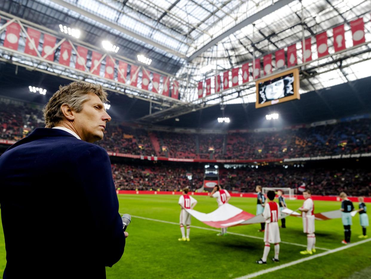 Edwin van der Sar spent nine years at Ajax and ended his career at United: Getty