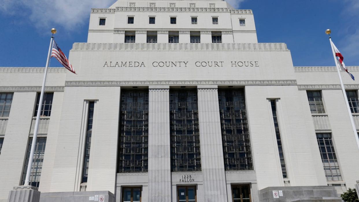 <div>OAKLAND, CA - MAY13: The Alameda County Superior Courthouse is seen in Oakland, Calif., on Thursday, May 13, 2021. (Jane Tyska/Digital First Media/East Bay Times via Getty Images)</div>