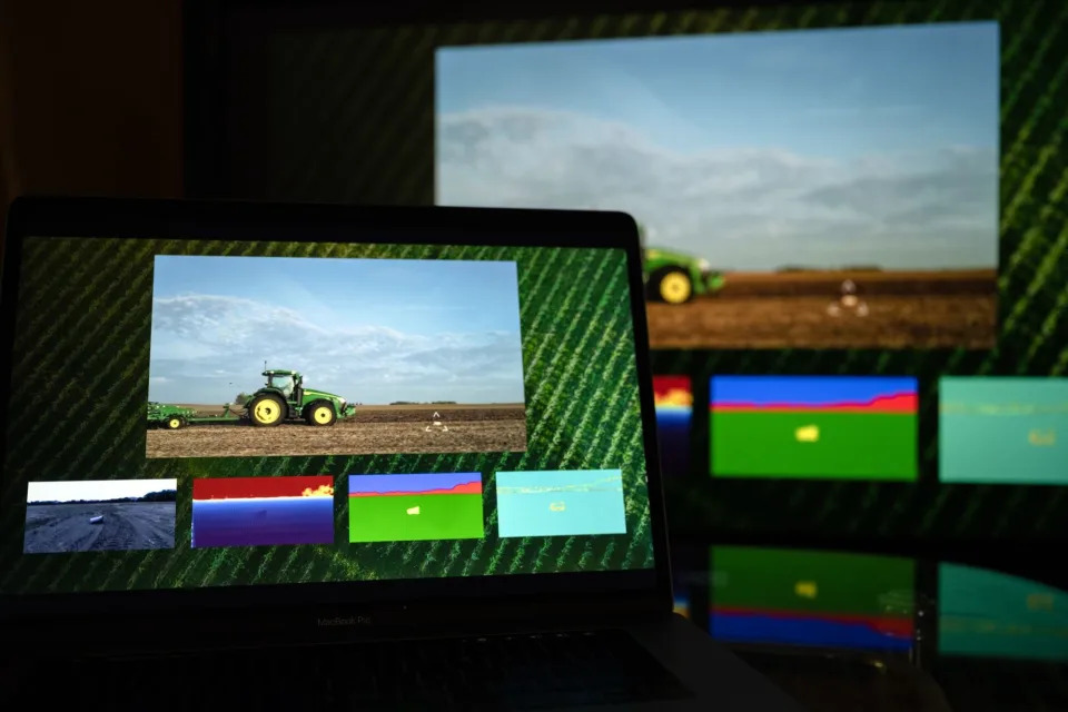 farming with autonomy and digital screens