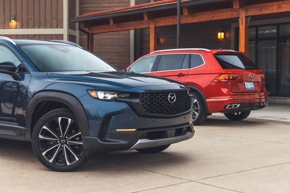 2024 mazda cx 50 vs 2024 volkswagen tiguan sel