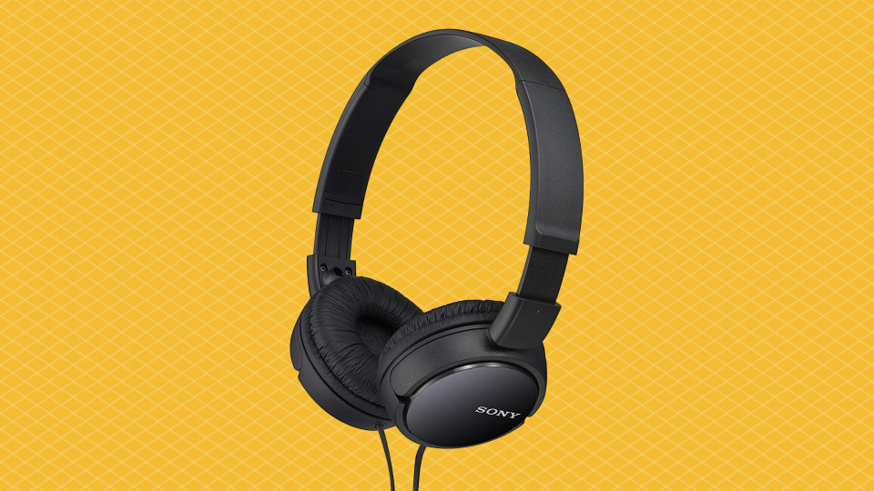 Save half on these Sony MDRZX110/BLK ZX Series Stereo Headphones. (Photo: Amazon)