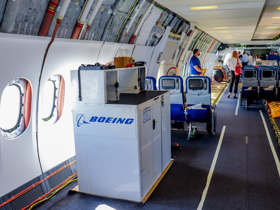 Boeing 777X at Dubai Airshow 2021