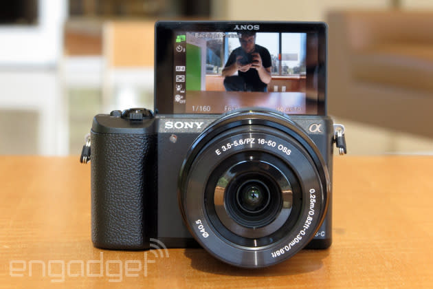 Sony Alpha 5100 is the smallest APS-C camera with a built-in flash