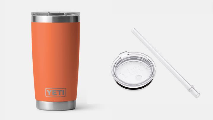 A Yeti insulated Rambler, if you don't have time to pack a water bottle