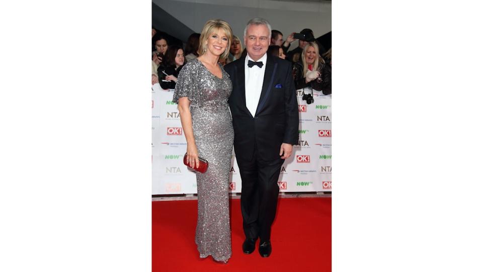 Ruth Langsford and Eamonn Holmes attend the 21st National Television Awards at The O2 Arena on January 20, 2016 in London, England.