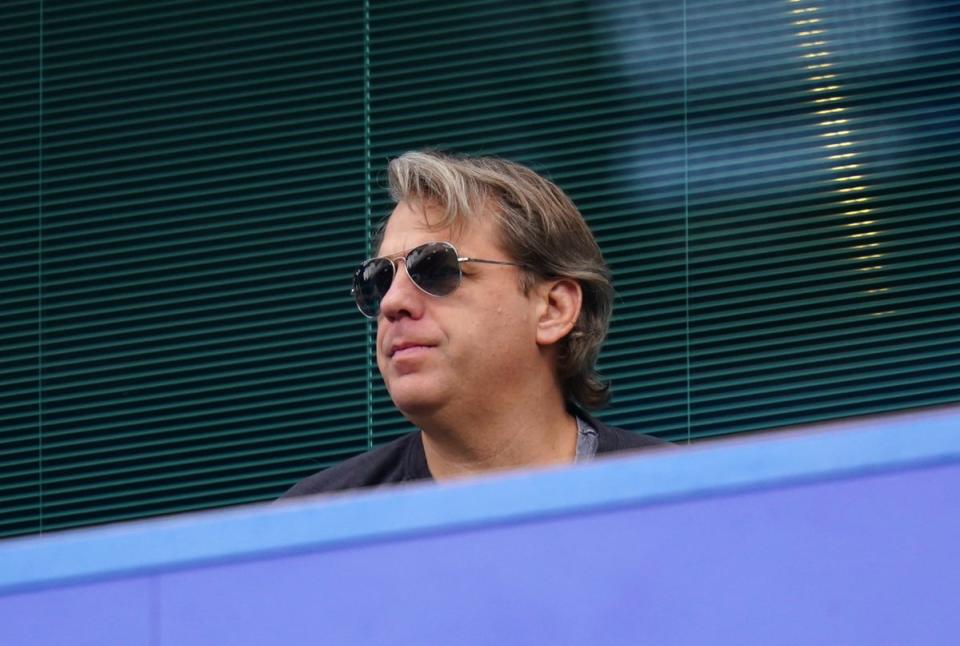 The US billionaire was at Stamford Bridge to watch Chelsea’s win over Watford (Adam Davy/PA) (PA Wire)