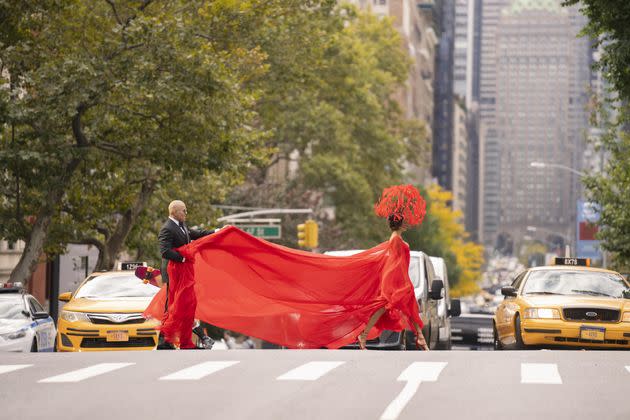 Lisa Todd Wexley struts her way to the Met Gala in Valentino