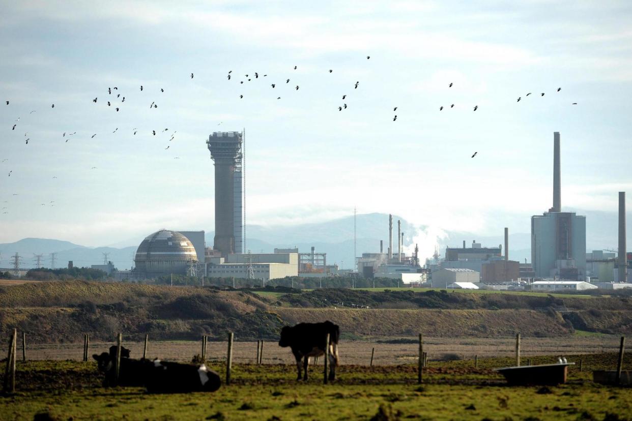 Chemicals were found at the Sellafield plant, prompting an army bomb squad response: Owen Humphreys/PA