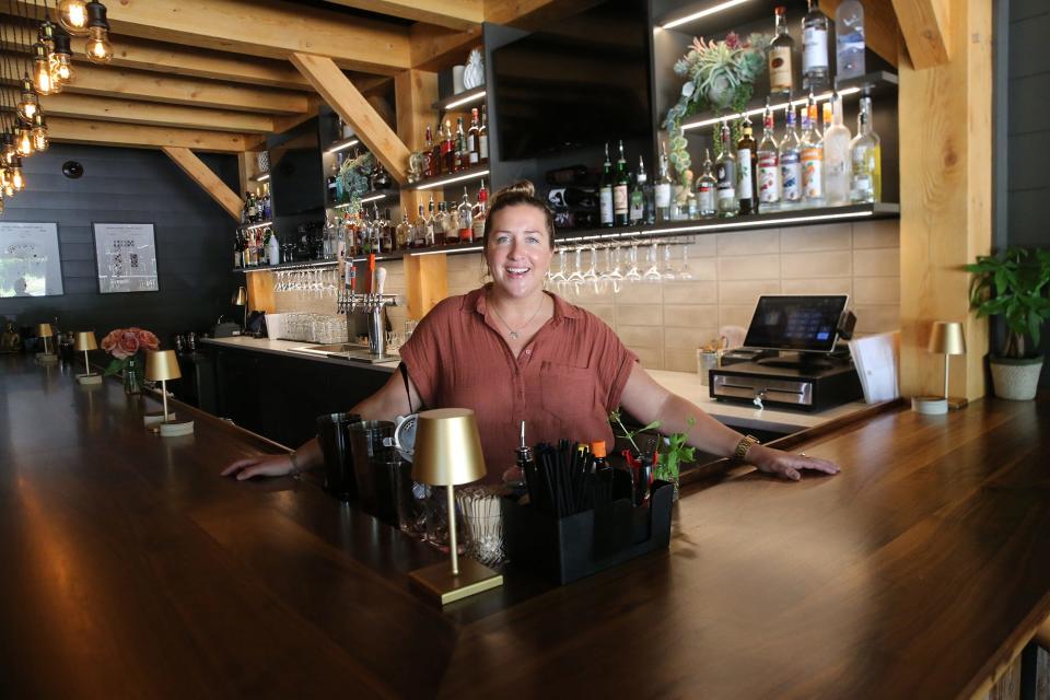Kiersten Mayes is ready to serve cocktails at the new eatery she and her husband John Ernst are opening in York called The Bar Next Door.