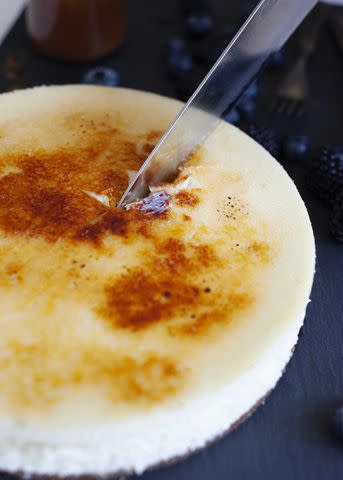 <p>Simply Recipes / Alison Bickel</p> Creme Brulée Cheesecake