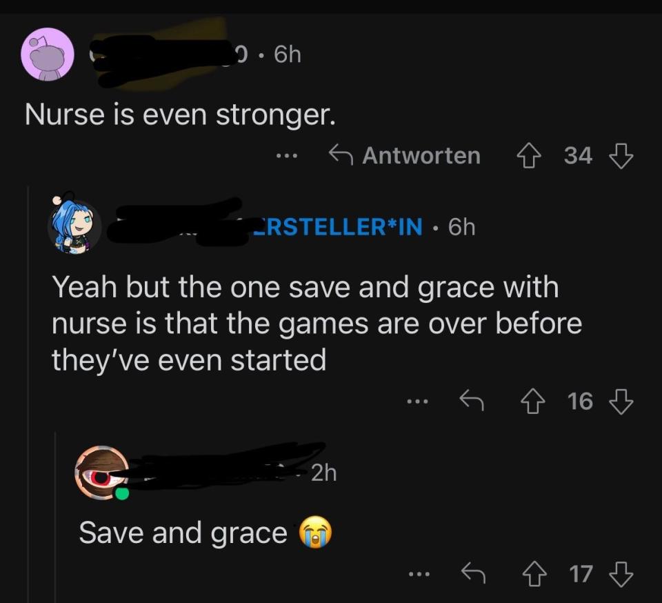 "The one save and grace with nurse is that the games are over before they're even started"