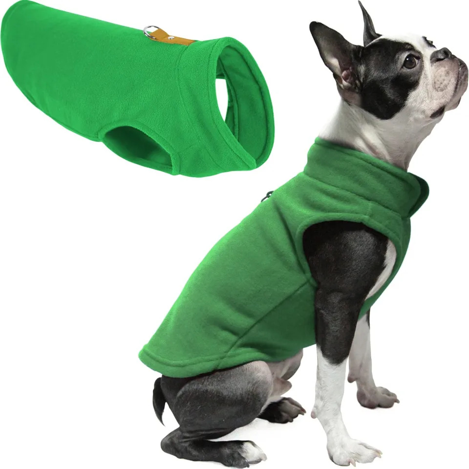 fleece dog sweater, small dog sweater, gooby,