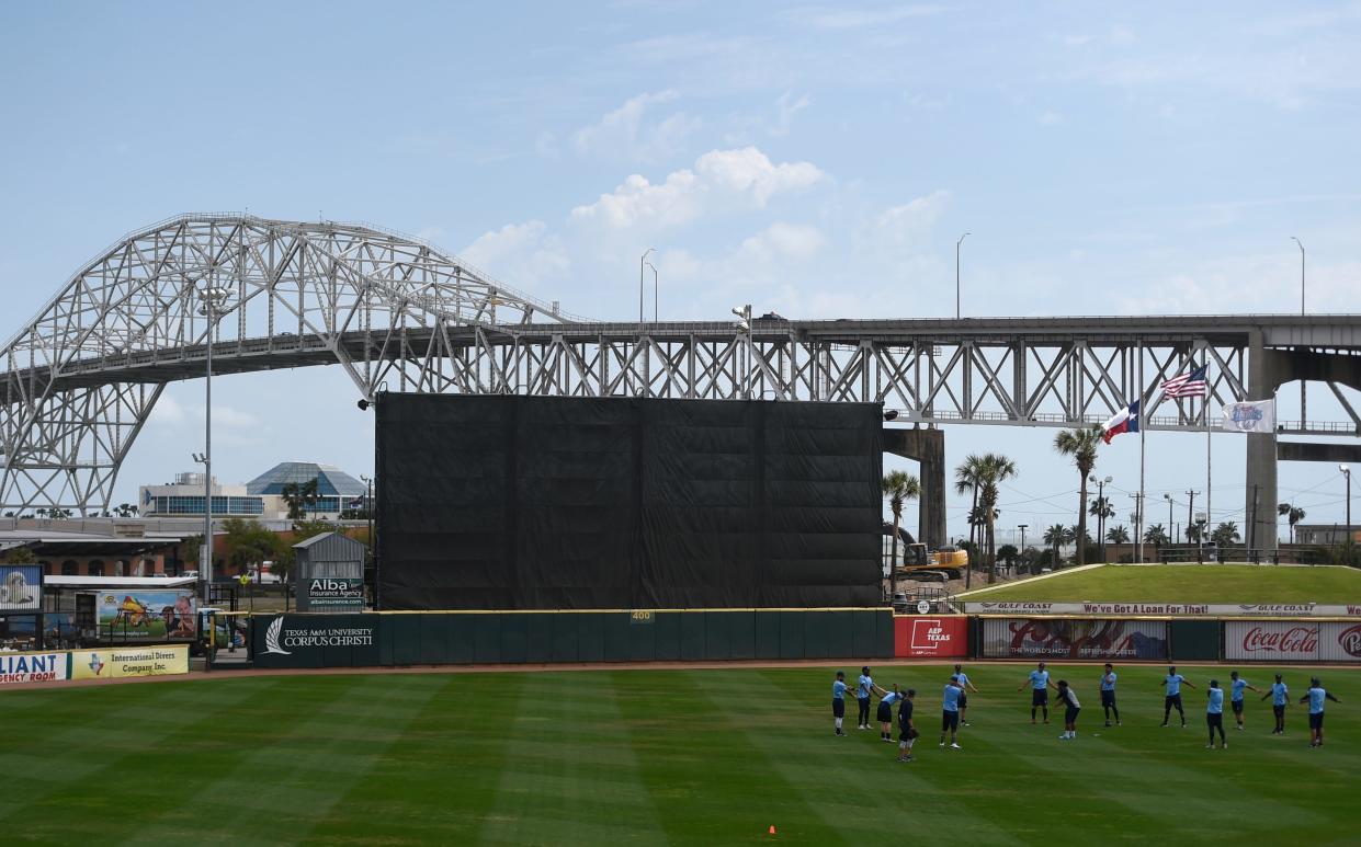 Whataburger Field in Corpus Christ seen in 2019.