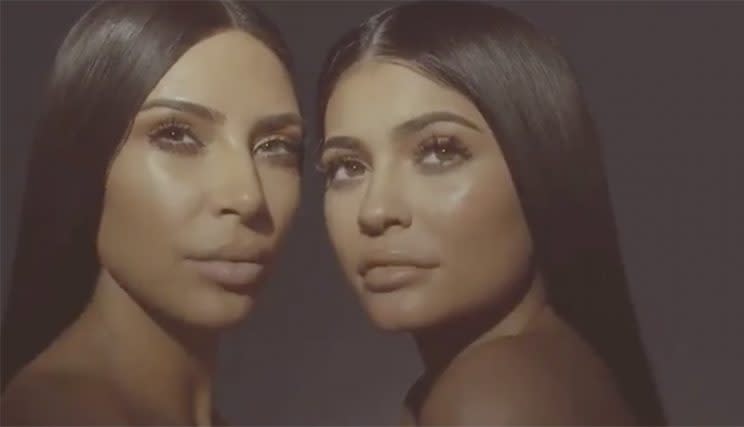 Kim Kardashian and Kylie Jenner