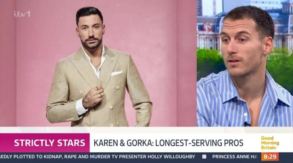 Gorka Marquez spoke about Pernice’s departure from the series (ITV)