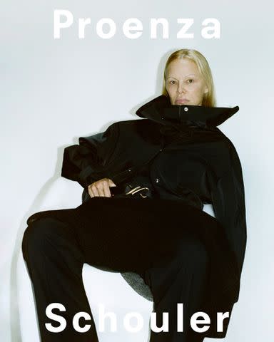 <p>Davit Giorgadze</p> Pamela Anderson in Proenza Schouler's Spring 2024 Campaign