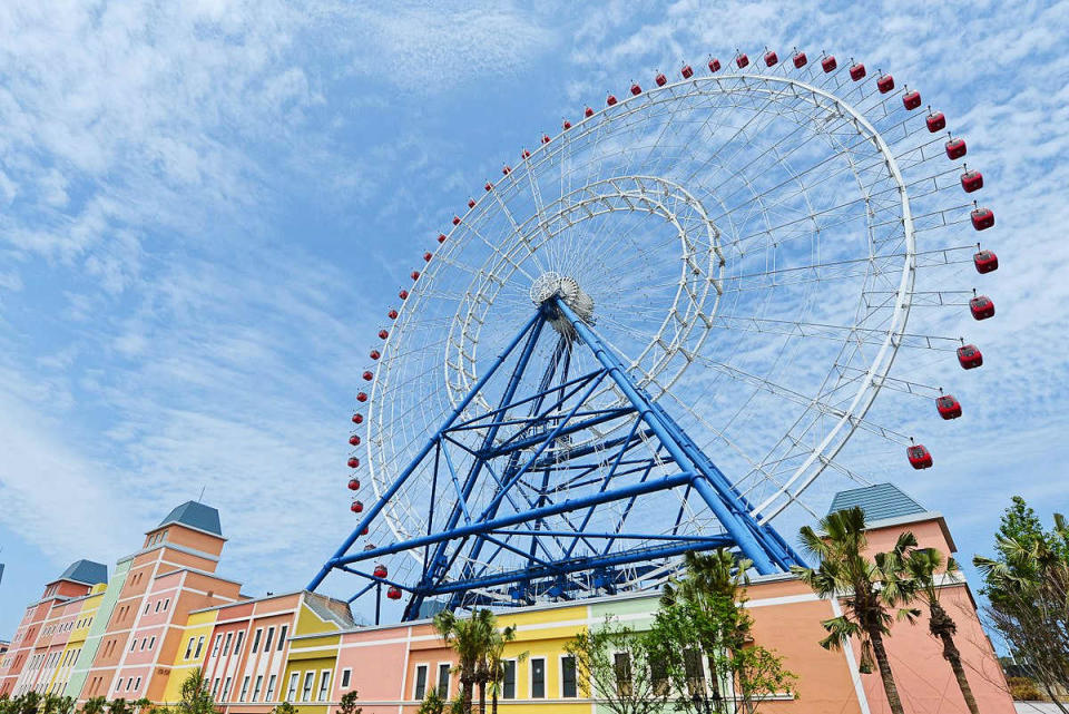 麗寶樂園(Photo via Wikimedia, by LIHPAO LAND, License: CC BY-SA 4.0，圖片來源：https://zh.wikipedia.org/wiki/File:Sky_Dream_in_Lihpao_Land_20170423.jpg)